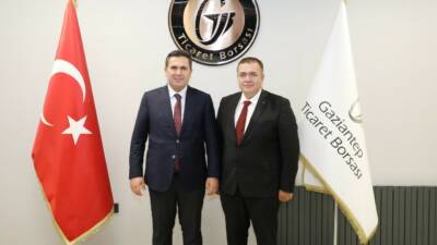 Gaziantep Ticaret Borsası (GTB) Meclis Başkanı Ahmet Tiryakioğlu ve Yönetim
