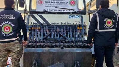 Akçakale Gümrük Muhafaza Kaçakçılık ve İstihbarat Müdürlüğü ekipleri tarafından, Türkiye’ye
