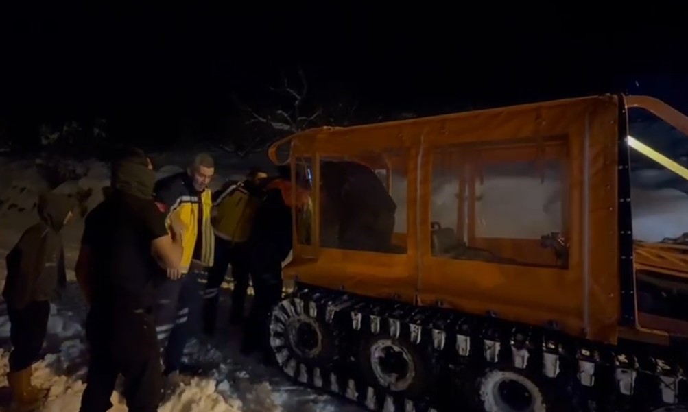 Gaziantep’te bir köyde rahatsızlanan kadının imdadına, sağlık ve AFAD ekipleri