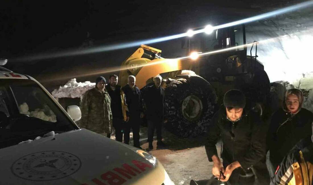 Adıyaman’ın Sincik ilçesinde hastaya ulaşmak için seferber olan ekipler 4