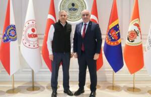 Adıyaman Milletvekili Hüseyin Özhan, İçişleri Bakanı Ali Yerlikaya ile gerçekleştirdikleri