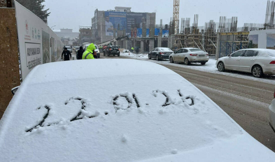 Adıyaman Valiliği tarafından Adıyaman ve çevrelerinde yoğun kar yağışının etkili