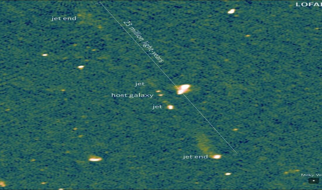 Astronomlar, yaklaşık 100 milyon yıl boyunca sessiz kalan bir süper