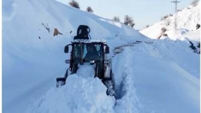 Diyarbakır’ın Kulp ilçesinde geçtiğimiz hafta etkili olan yoğun kar yağışının