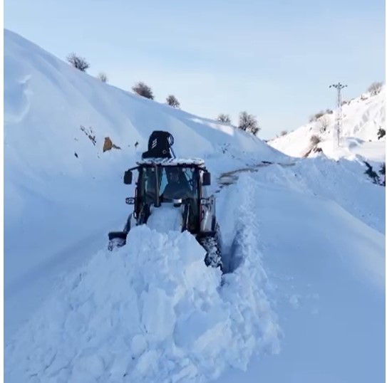 Diyarbakır’ın Kulp ilçesinde geçtiğimiz hafta etkili olan yoğun kar yağışının