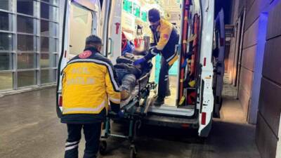 Adıyaman’da, sokak ortasında fenalık geçiren madde bağımlısı olduğu iddia edilen