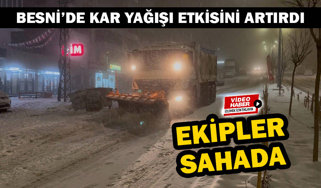 Dün Adıyaman Valiliği tarafından Adıyaman ve çevrelerinde kar yağışı uyarısı