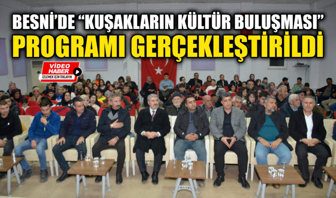 Besni Sosyal Hizmet Merkezi Müdürlüğü tarafından Çınarlara Vefa ve ODES