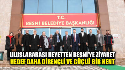 “Dayanıklı Şehirler ve Güçlü Toplumlar Projesi” kapsamında uluslararası bir heyet