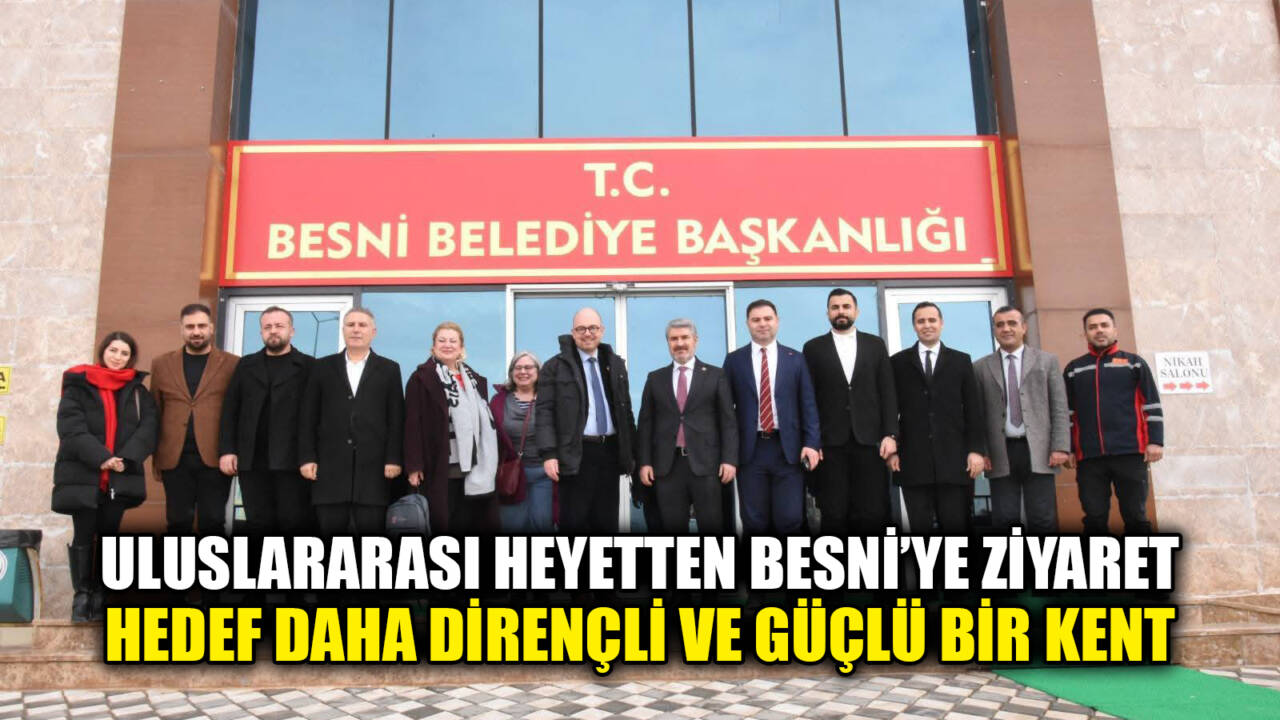 “Dayanıklı Şehirler ve Güçlü Toplumlar Projesi” kapsamında uluslararası bir heyet