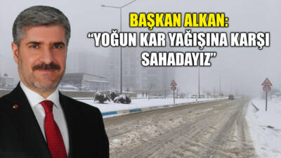 Besni Belediye Başkanı Reşit Alkan, ilçede etkili olan kar yağışıyla