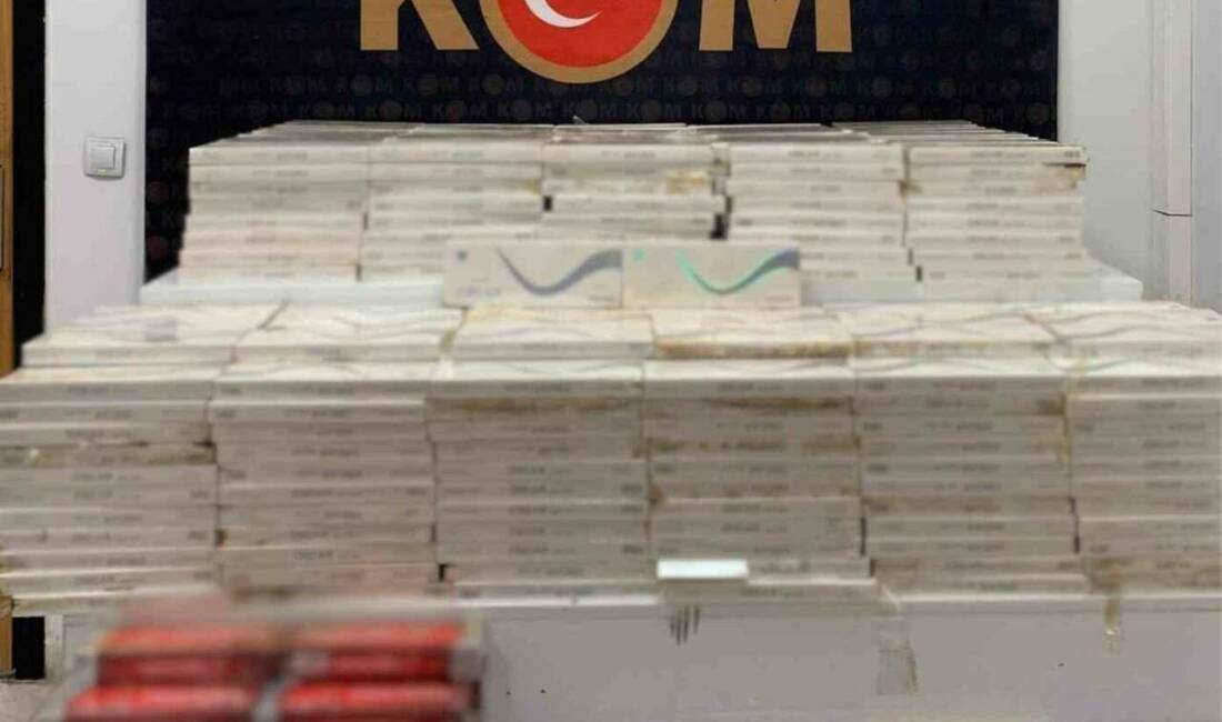 Mardin’in Kızıltepe ilçesinde durdurulan 2 tırda gümrük kaçağı 7 bin