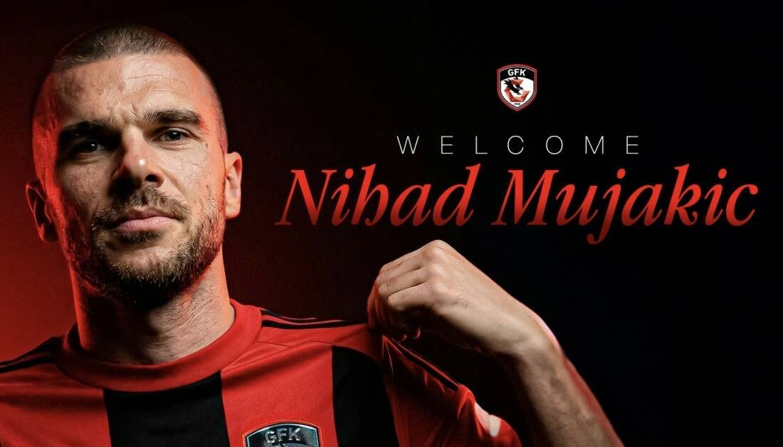 Gaziantep Futbol Kulübü, son olarak Eyüpspor forması giyen Bosnalı stoper