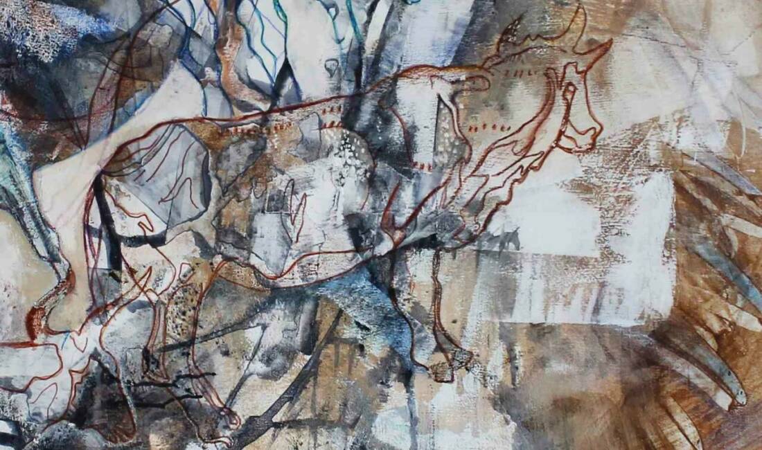 Ressam Cenk Mısırlıoğlu, "Biraz Taş, Biraz Hayvan, Biraz Düş" isimli