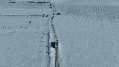 Şanlıurfa Büyükşehir Belediyesi, son 58 yılın en yoğun kar yağışının