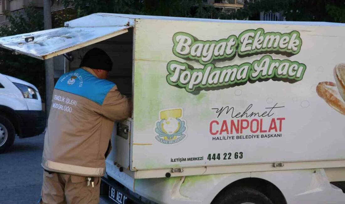 Şanlıurfa’da Haliliye Belediyesi tarafından ekmek israfını önlemek amacıyla yürütülen "Bayat