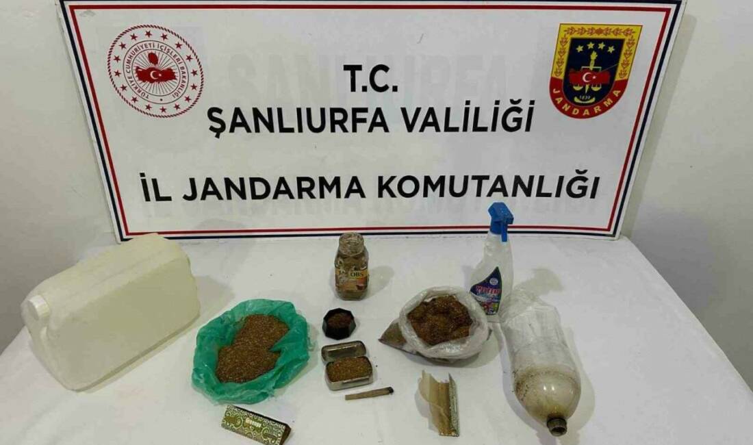 Şanlıurfa’da düzenlenen operasyonlarda çeşitli uyuşturucu maddeler ele geçirildi, 9 şüpheli