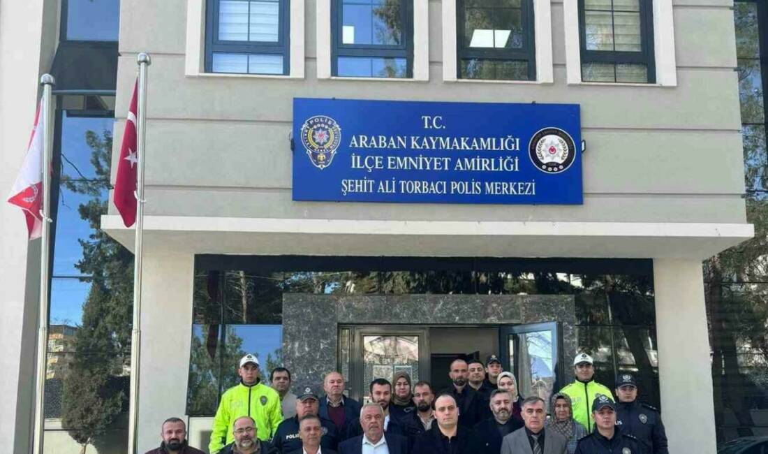 Gaziantep’in Araban ilçesinde yapımı tamamlanan ve deprem şehidi polis memuru