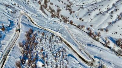 Siirt’in Şirvan ilçesine bağlı Narlıkaya köyü Turgutlu mezrası yoluna düşen