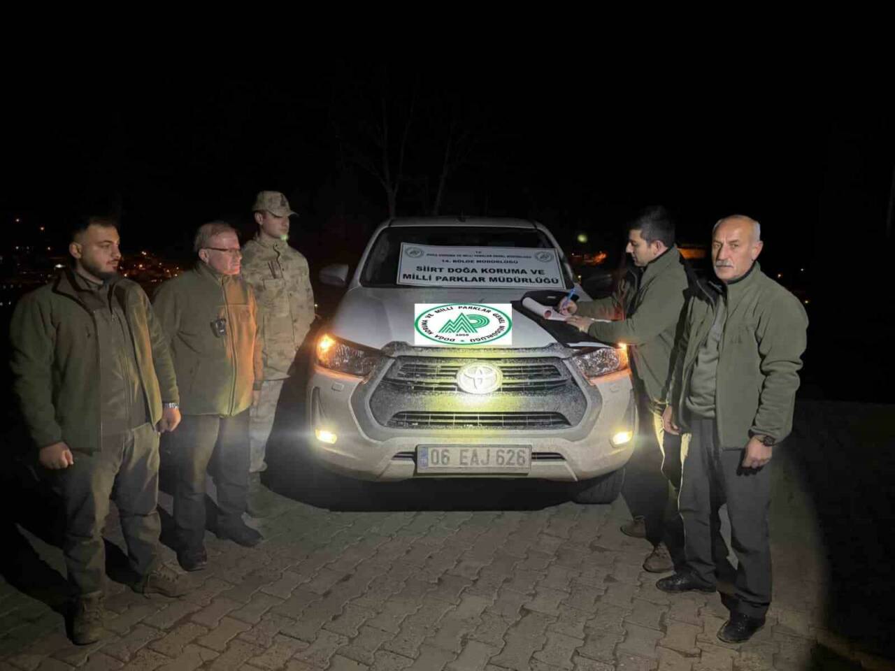 Siirt’te bir kişiye avcılık belgesi olmadan ve ava kapalı alanda