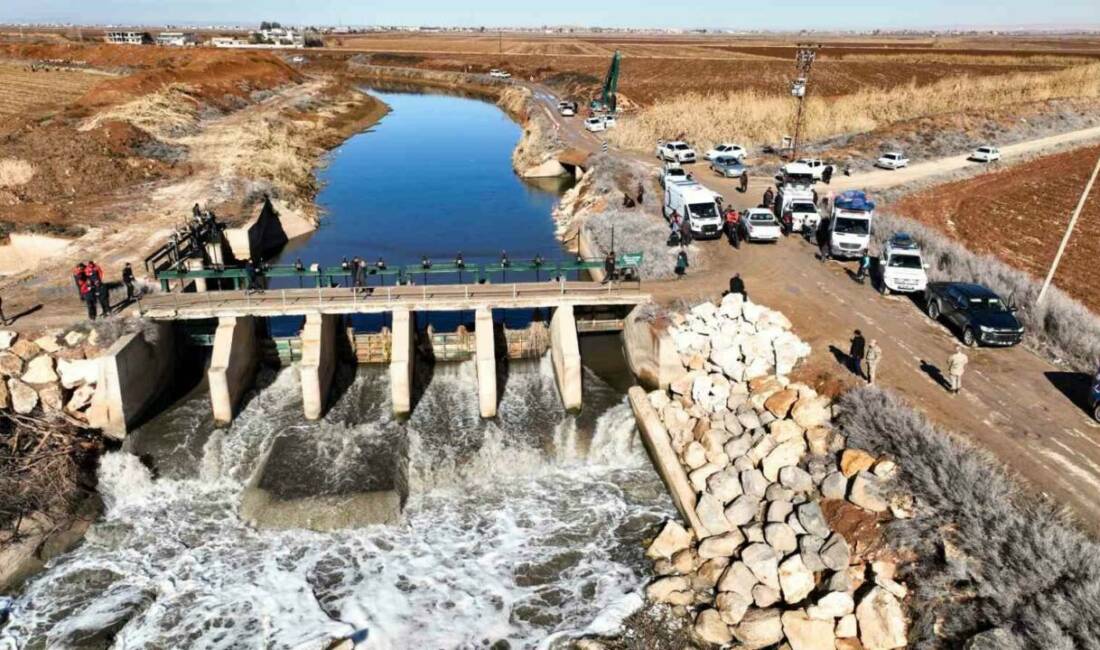 Şanlıurfa’nın Harran ilçesinde sulama kanalına düşen otomobilin sürücüsünü arama çalışmaları