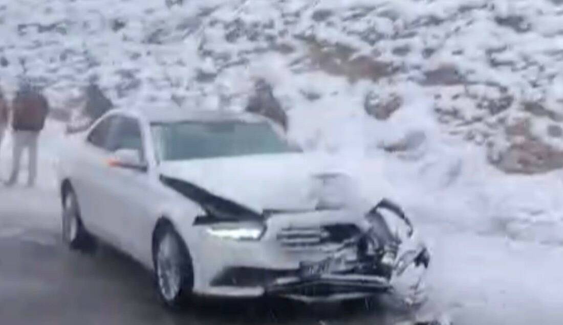 Gaziantep’te etkili olan kar yağışı nedeniyle Tarsus-Adana-Gaziantep (TAG) Otoyolu’nun Gaziantep