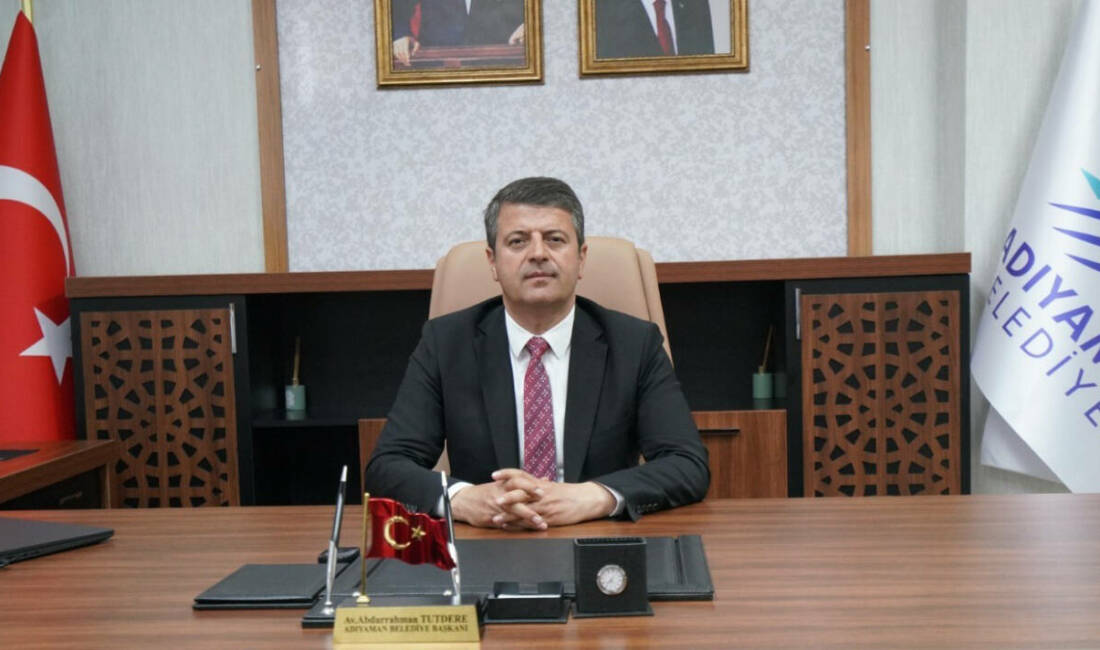 Adıyaman Belediye Başkanı Abdurrahman Tutdere, 10 Ocak Çalışan Gazeteciler Günü