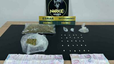 Adıyaman’da polis ekiplerince yürütülen uyuşturucu operasyonlarında yakalanan 40 şahıstan 2’si