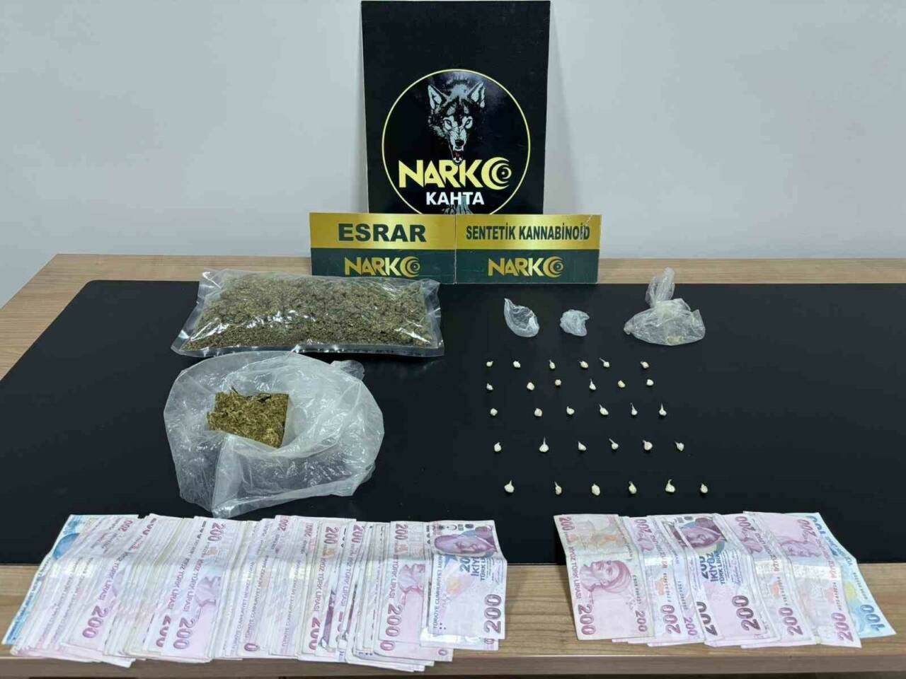 Adıyaman’da polis ekiplerince yürütülen uyuşturucu operasyonlarında yakalanan 40 şahıstan 2’si