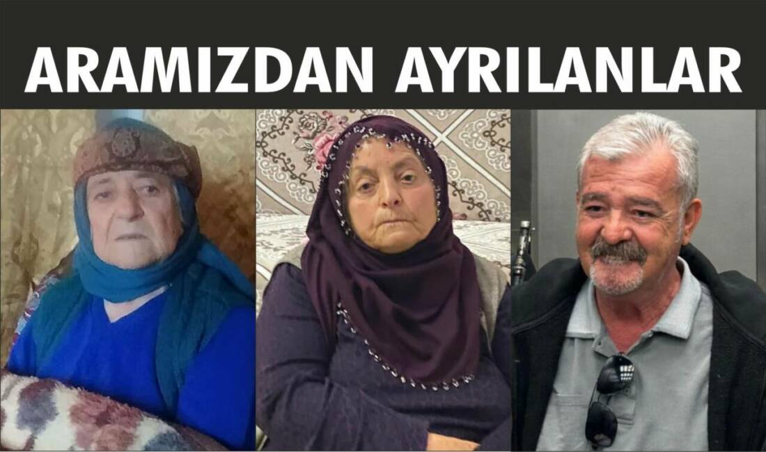 10-11.02.2026 Salı, Çarşamba gününe ait Besni’de Vefat Edenler köşesi.