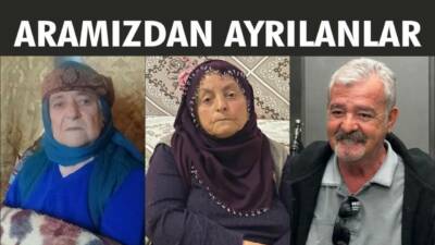 10-11.02.2026 Salı, Çarşamba gününe ait Besni’de Vefat Edenler köşesi.