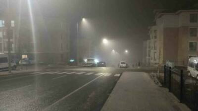 Adıyaman’ın Gölbaşı ilçesinde yoğun sis hayatı olumsuz etkiledi.