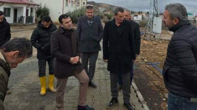 Adıyaman’ın Gölbaşı ilçesinde dün gece etkili olan yoğun yağışın ardından