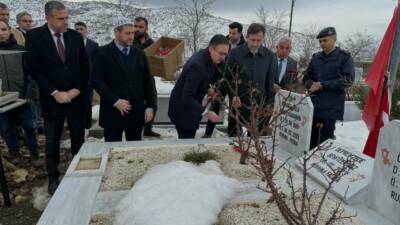 Adıyaman’ın Sincik ilçesinde Kahramanmaraş merkezli depremlerin 3. yıl dönümü dolayısıyla