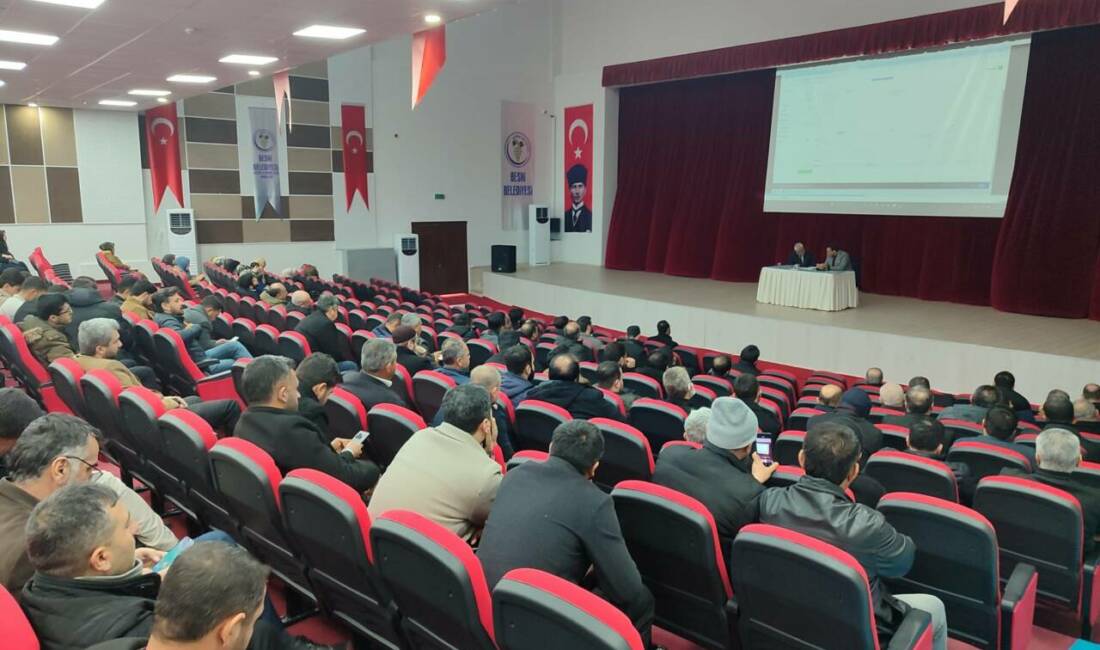 Besni İlçe Müftülüğü tarafından düzenlenen Şubat ayı mutat toplantısı, Recep