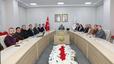 Adıyaman'da Haftalık Koordinasyon Toplantısı, Vali Dr. Osman Varol başkanlığında gerçekleştirildi.