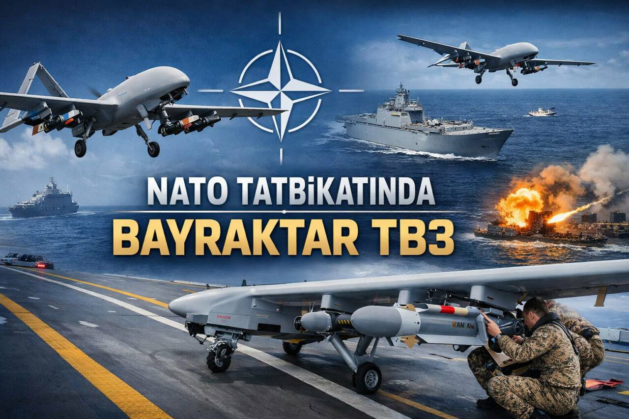Bayraktar TB3, NATO tatbikatında tarihi bir başarıya imza attı. TCG