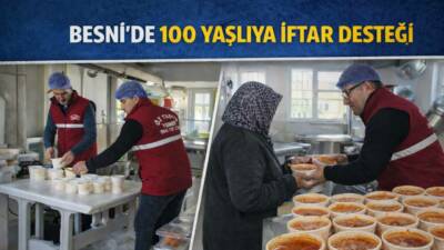 Besni’de 33 hayırsever vatandaş, Ramazan ayında evde yalnız yaşayan ve