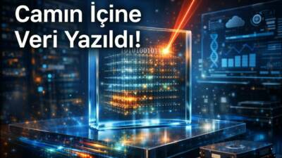 Bilim insanları camın içine lazerle veri yazmayı başardı. Yaklaşık 5