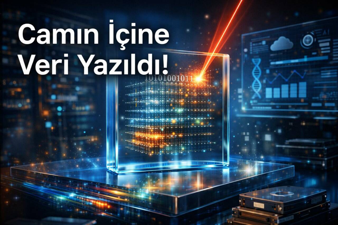 Bilim insanları camın içine lazerle veri yazmayı başardı. Yaklaşık 5