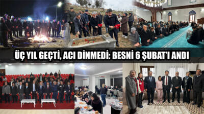 6 Şubat 2023 Kahramanmaraş merkezli depremlerin üçüncü yıl dönümünde Besni’de