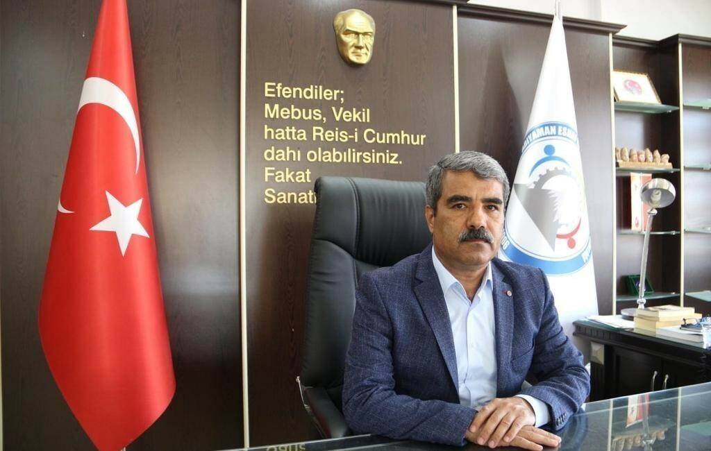 Adıyaman Esnaf ve Sanatkarlar Odaları Birliği (AESOB) Başkanı Ziya Duranay,