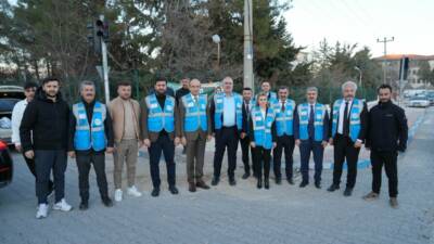 Adıyaman Milletvekili Hüseyin Özhan, AK Parti heyeti ile birlikte ,