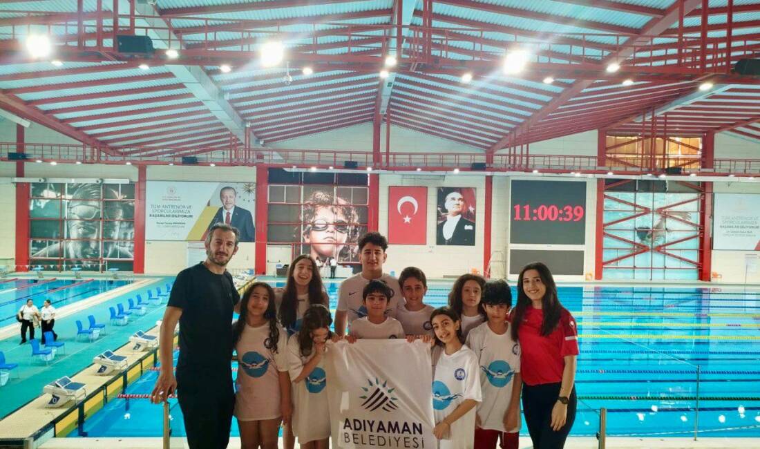 6 Şubat depremlerinin ardından azimle spora tutunan Adıyaman Belediyespor Yüzme