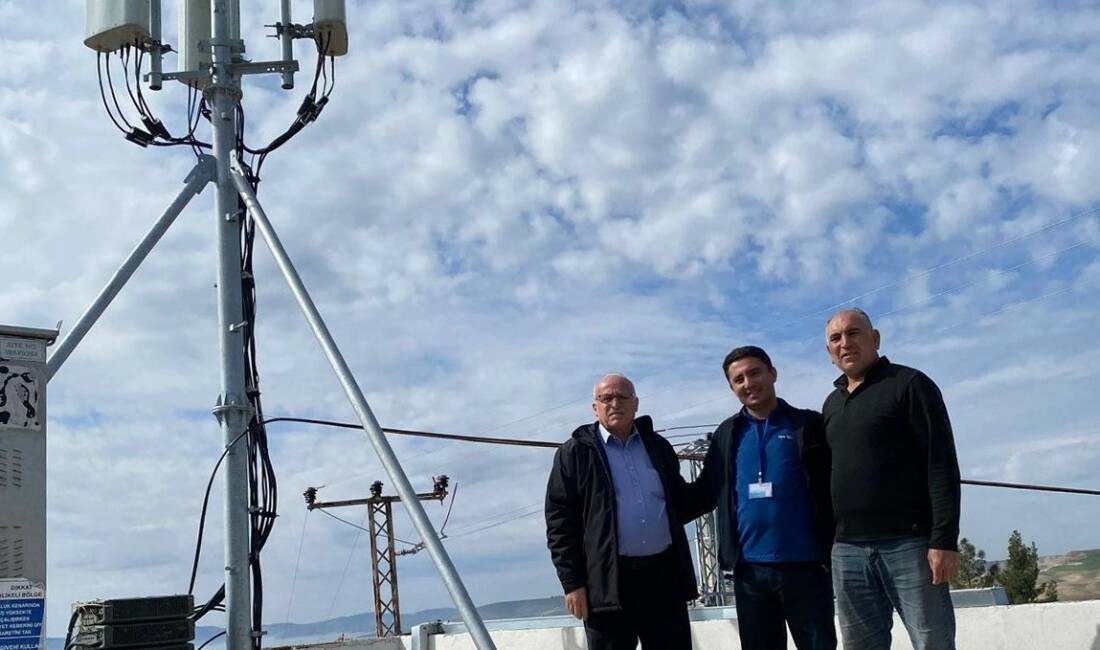 Adıyaman’ın Samsat ilçesine bağlı Kırmacık köyüne baz istasyonu kuruldu.