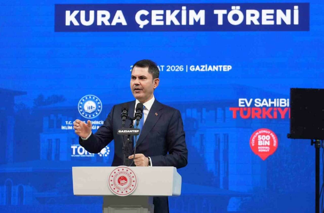 Çevre, Şehircilik ve İklim Değişikliği Bakanı Murat Kurum, Gaziantep’te katıldığı