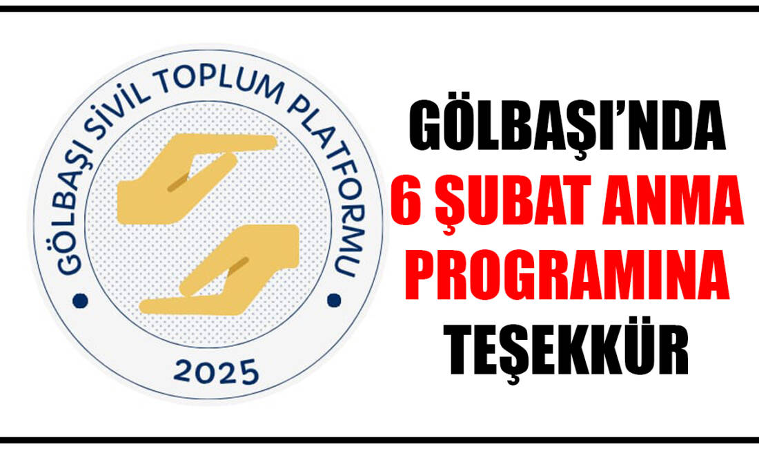 Gölbaşı Sivil Toplum Platformu Başkanı Mustafa Vakkas Atalay, 6 Şubat