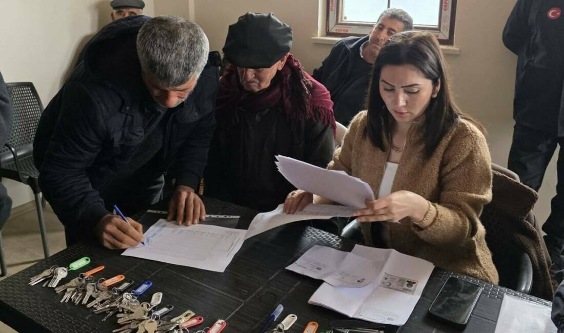 Adıyaman’ın Gölbaşı ilçesinde kalıcı deprem konutlarının kura ile belirlenen bölümü