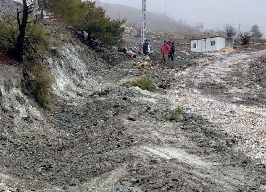 Adıyaman’ın Gölbaşı ilçesine bağlı Karabahşılı Köyü’nde etkili olan yağışların ardından