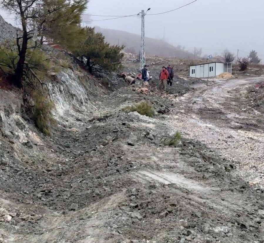 Adıyaman’ın Gölbaşı ilçesine bağlı Karabahşılı Köyü’nde etkili olan yağışların ardından